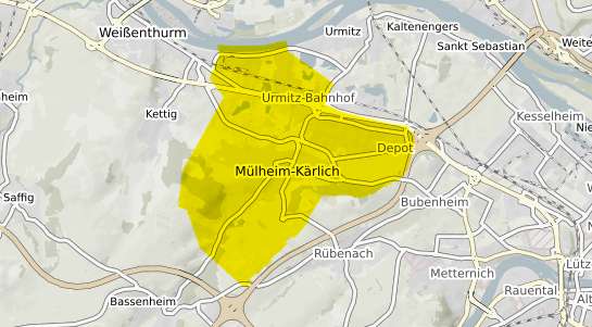 Immobilienpreisekarte Mülheim-Kärlich